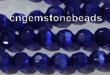 CCT364 15 inches 6mm faceted round cats eye beads wholesale