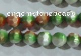 CCT365 15 inches 6mm faceted round cats eye beads wholesale