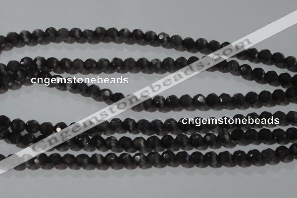 CCT369 15 inches 6mm faceted round cats eye beads wholesale