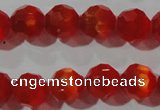 CCT374 15 inches 8mm faceted round cats eye beads wholesale