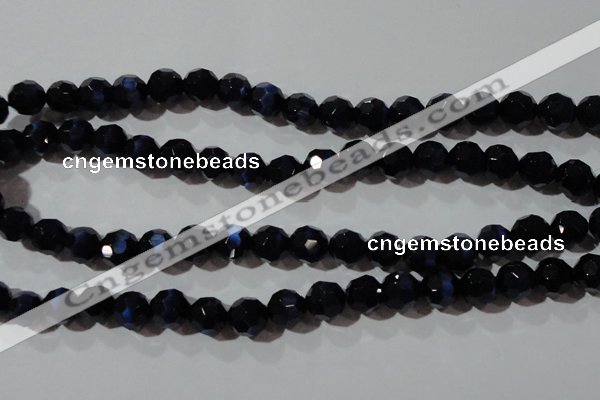 CCT384 15 inches 8mm faceted round cats eye beads wholesale