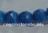 CCT392 15 inches 10mm faceted round cats eye beads wholesale