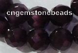 CCT397 15 inches 10mm faceted round cats eye beads wholesale