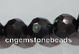 CCT398 15 inches 10mm faceted round cats eye beads wholesale