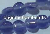 CCT465 15 inches 6mm flat round cats eye beads wholesale