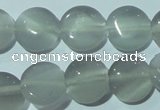 CCT481 15 inches 8mm flat round cats eye beads wholesale