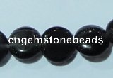 CCT500 15 inches 8mm flat round cats eye beads wholesale