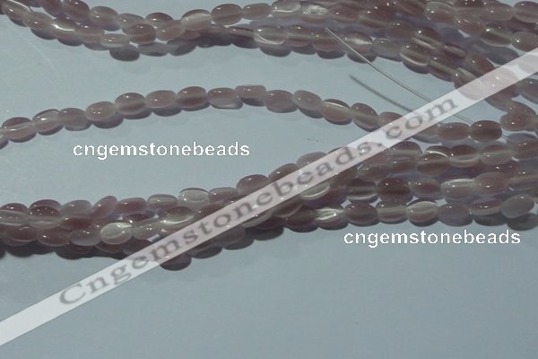 CCT602 15 inches 4*6mm oval cats eye beads wholesale