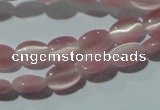 CCT603 15 inches 4*6mm oval cats eye beads wholesale