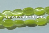 CCT607 15 inches 4*6mm oval cats eye beads wholesale