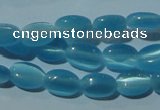 CCT611 15 inches 4*6mm oval cats eye beads wholesale