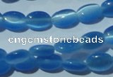 CCT612 15 inches 4*6mm oval cats eye beads wholesale