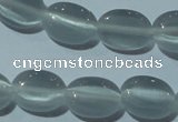 CCT631 15 inches 6*8mm oval cats eye beads wholesale