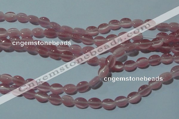CCT633 15 inches 6*8mm oval cats eye beads wholesale