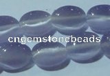 CCT639 15 inches 6*8mm oval cats eye beads wholesale