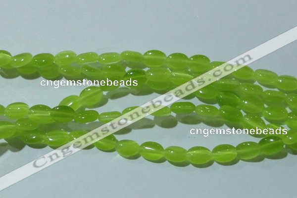 CCT645 15 inches 6*8mm oval cats eye beads wholesale