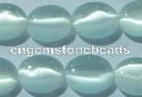 CCT660 15 inches 8*10mm oval cats eye beads wholesale