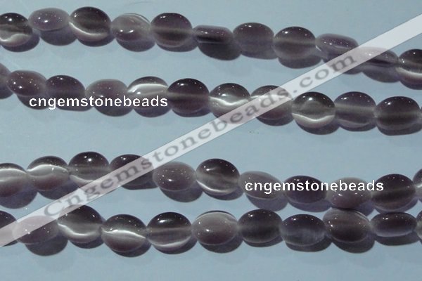 CCT663 15 inches 8*10mm oval cats eye beads wholesale