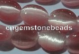 CCT665 15 inches 8*10mm oval cats eye beads wholesale