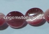 CCT666 15 inches 8*10mm oval cats eye beads wholesale