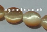 CCT667 15 inches 8*10mm oval cats eye beads wholesale