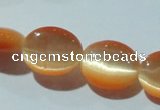 CCT668 15 inches 8*10mm oval cats eye beads wholesale