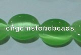 CCT675 15 inches 8*10mm oval cats eye beads wholesale