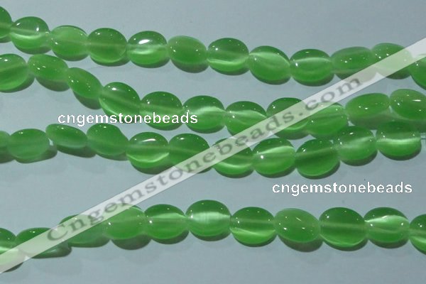 CCT675 15 inches 8*10mm oval cats eye beads wholesale