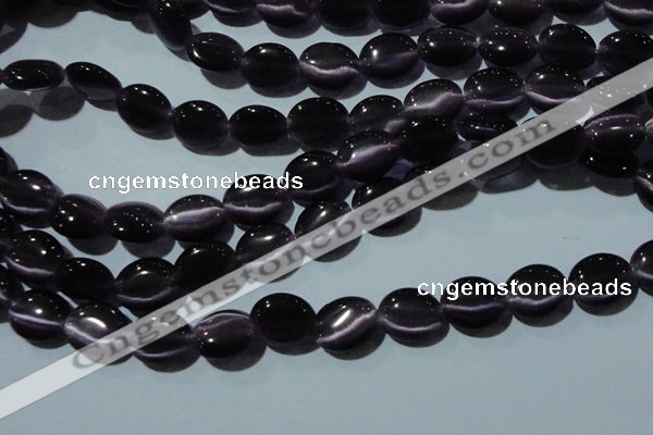 CCT680 15 inches 8*10mm oval cats eye beads wholesale