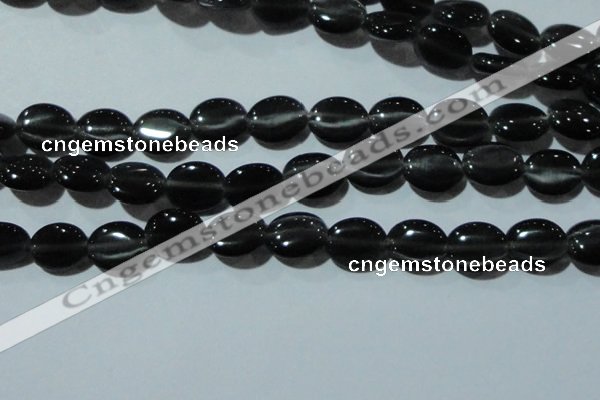 CCT681 15 inches 8*10mm oval cats eye beads wholesale