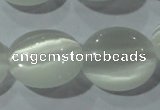 CCT690 15 inches 10*12mm oval cats eye beads wholesale