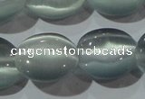 CCT691 15 inches 10*12mm oval cats eye beads wholesale