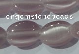 CCT692 15 inches 10*12mm oval cats eye beads wholesale