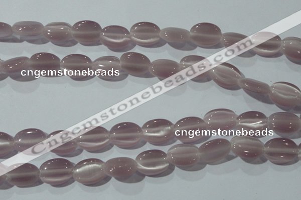 CCT692 15 inches 10*12mm oval cats eye beads wholesale