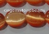 CCT695 15 inches 10*12mm oval cats eye beads wholesale