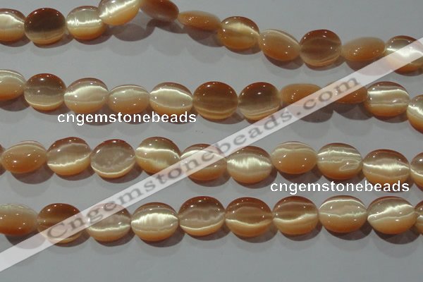 CCT696 15 inches 10*12mm oval cats eye beads wholesale