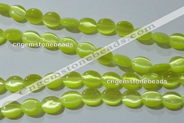 CCT698 15 inches 10*12mm oval cats eye beads wholesale