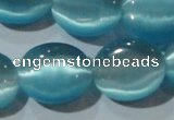 CCT701 15 inches 10*12mm oval cats eye beads wholesale