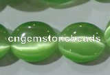 CCT704 15 inches 10*12mm oval cats eye beads wholesale