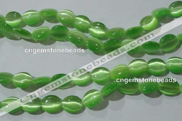 CCT704 15 inches 10*12mm oval cats eye beads wholesale