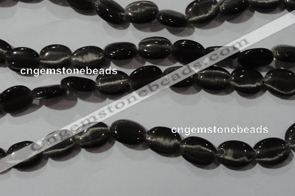 CCT708 15 inches 10*12mm oval cats eye beads wholesale