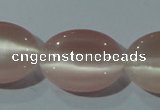 CCT724 15 inches 10*14mm oval cats eye beads wholesale