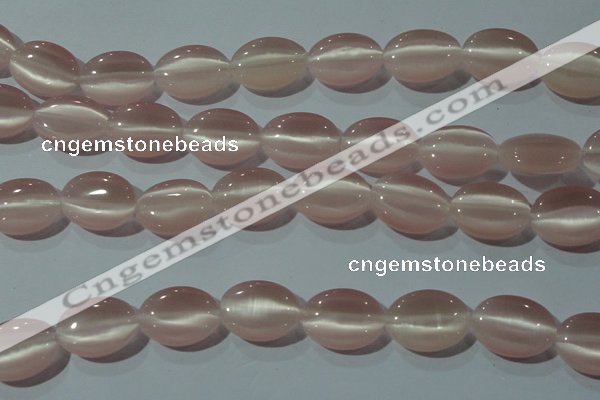CCT724 15 inches 10*14mm oval cats eye beads wholesale