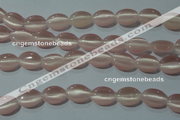 CCT724 15 inches 10*14mm oval cats eye beads wholesale