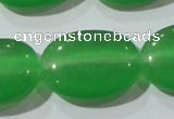 CCT728 15 inches 10*14mm oval cats eye beads wholesale