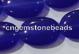 CCT732 15 inches 10*14mm oval cats eye beads wholesale