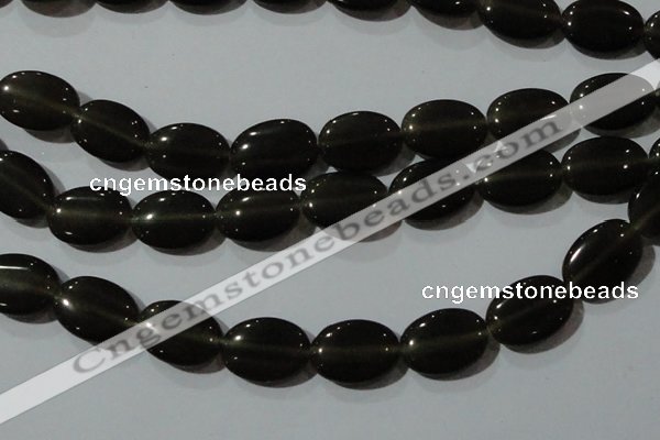 CCT734 15 inches 10*14mm oval cats eye beads wholesale