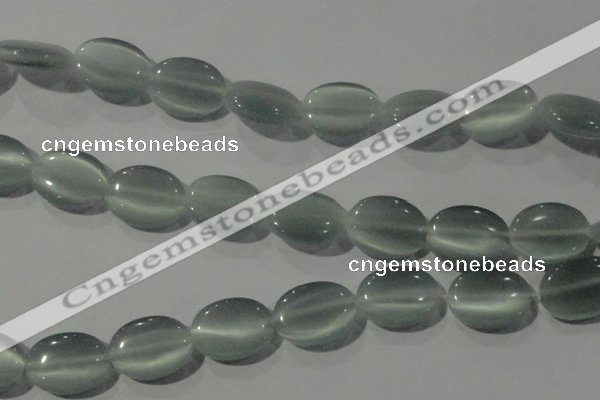 CCT750 15 inches 11*15mm oval cats eye beads wholesale