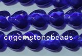 CCT974 15 inches 12*12mm faceted heart cats eye beads wholesale