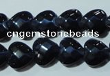 CCT975 15 inches 12*12mm faceted heart cats eye beads wholesale